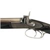 Image 2 : Cased Engraved George Gibbs Double Barrel Percussion English Shotgun with Accessories