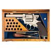 Image 1 : Exceptional Cased Webley Royal Irish Constabulary Double Action Revolver with Rare Silver & Fletcher