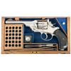 Image 1 : Historic Cased Model 1892 Webley & Son Revolver with Major J. B. Woon 40th Pathans Engraved Barrel I