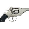 Image 4 : Historic Cased Model 1892 Webley & Son Revolver with Major J. B. Woon 40th Pathans Engraved Barrel I