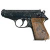 Image 1 : Engraved Walther PPK Semi-Automatic Pistol