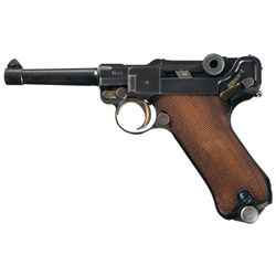 Scarce Pre-World War II Nazi 1935  "G" Date  "S/42" Code Luger Pistol Rig