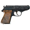 Image 5 : Engraved Walther PPK Semi-Automatic Pistol with Rankin Letter