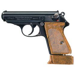 Desirable Pre-World War II Nazi Walther PPK with RZM Markings and Leather Holster