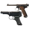 Image 1 : Collector's Lot of Two Nagoya Production Japanese Semi-Automatic Military Pistols