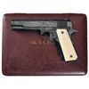 Image 1 : Rare and Unique Colt Factory Presentation Inscribed Factory Cased and Engraved Government Model Semi