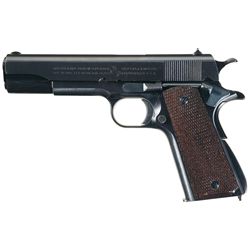 Scarce Colt Model 1911A1 Transitional Model Semi-Automatic Pistol