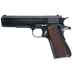 Scarce U.S. Colt 1924 Transitional Model 1911A1 Semi-Automatic Pistol