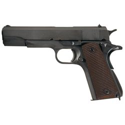 Excellent World War II U.S. Colt Model 1911A1 Semi-Automatic Pistol Rig with Boyt Holster Web Belt D