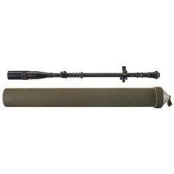 USMC-SNIPER Marked Unertl 8 Power Scope with Micarta Case