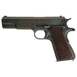 World War II U.S. Army Colt Model 1911A1 Pistol with W.B. Inspector Mark