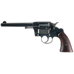 Extremely Rare Colt Model 1889 U.S. Navy Contract Double Action Revolver with Scarce M1905 Mills Rig