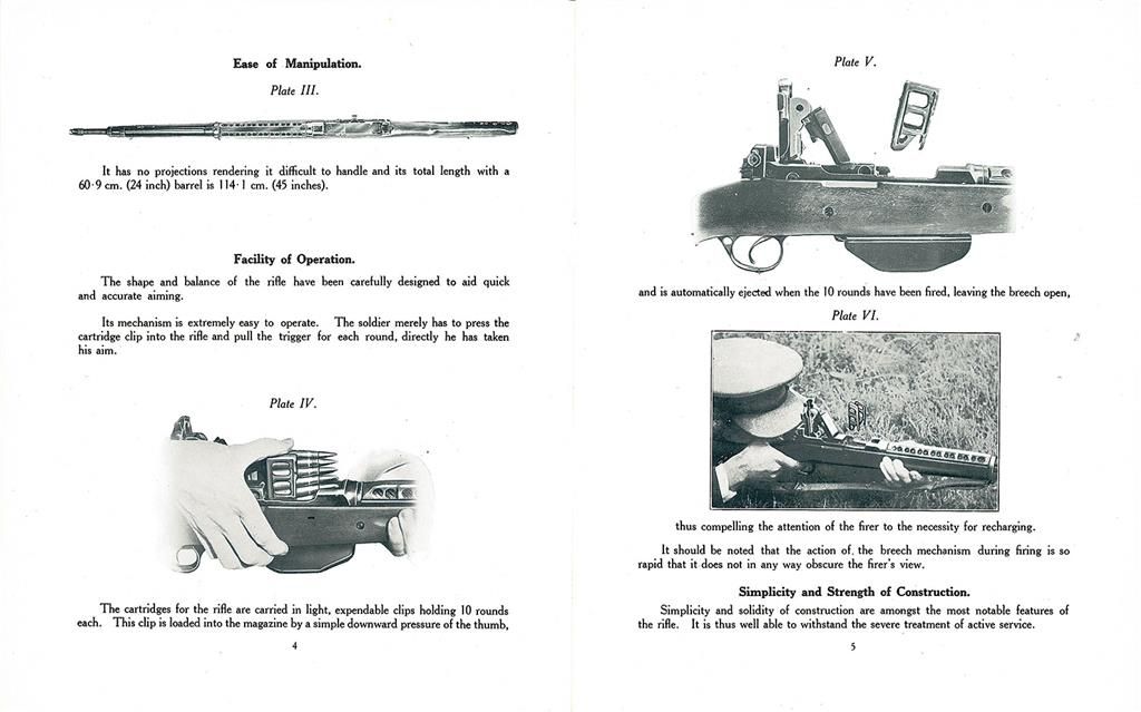 Outstanding Rare Vickers & Armstrong, Pedersen Designed .276 Caliber ...