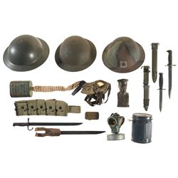 Grouping of Militaria Collectibles