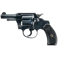 Excellent Colt Pocket Positive Double Action Revolver with Factory Letter