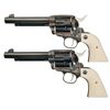 Image 1 : Matched Set of Two NRA 2009 Gun of the Year Ruger Vaquero Single Action Revolvers -A) Ruger New Vaqu