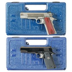 Collector's Lot of Two Cased Colt 1911 Semi-Automatic Pistols -A) Colt Government Model 1911 Semi-Au
