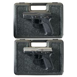 Two FNH USA INC. FNP Semi-Automatic Pistols with Cases -A) FNH USA INC. FNP-9 Pistol