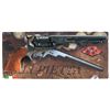Image 1 : Dassa Signed and Factory Engraved F. LLI Pietta Model 1851 Navy Percussion Revolver with Box