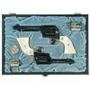Image 1 : Cased Set of Two Matching Colt Nevada Centennial Model Single Action Revolvers with Extra Cylinders 