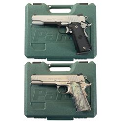 Two Para Ordnance 1911 Semi-Automatic Pistols with Cases -A) Para Ordnance P14 .45 1911 Semi-Automat