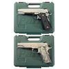 Image 1 : Two Para Ordnance 1911 Semi-Automatic Pistols with Cases -A) Para Ordnance P14 .45 1911 Semi-Automat