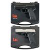 Image 1 : Two Heckler & Koch Semi-Automatic Pistols with Cases -A) Heckler & Koch USP 40 Pistol
