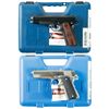 Image 1 : Two Springfield Armory 1911 Style Semi-Automatic Pistols with Original Cases -A) Springfield Armory 