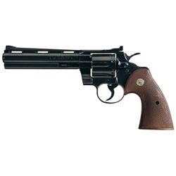 Early Colt Python Double Action Revolver