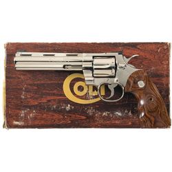 Colt Custom Shop Python Double Action Revolver with Original Box