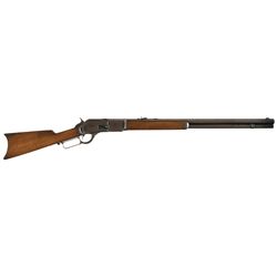 Special Order Winchester Model 1876 Lever Action Rifle with Scarce Heavy Barrel