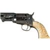 Image 2 : Deluxe Engraved Colt 1849 Pocket Model Revolver with Relief Carved Ivory Grip, British Case and Acce