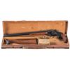 Image 1 : Scarce British Proofed Smith & Wesson Model 320 Revolving Rifle with Shoulder Stock and Factory Case