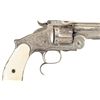 Image 3 : Superb Deluxe New York Engraved  Smith & Wesson Third Model Number Three Russian Revolver with "REIS