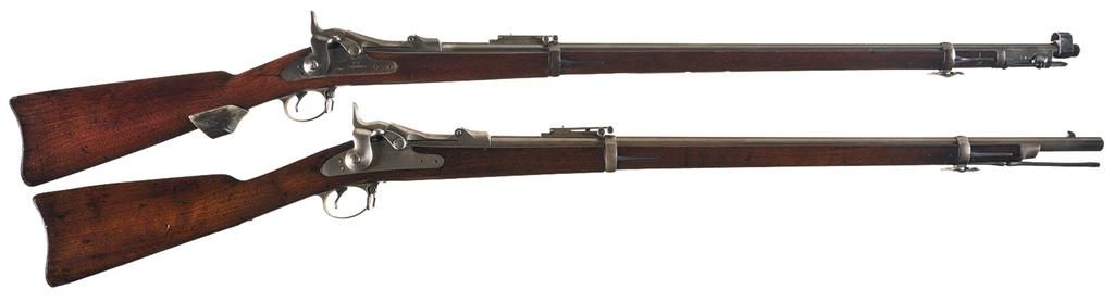Collector's Lot of Two U.S. Springfield Trapdoor Rifles -A) U.S ...
