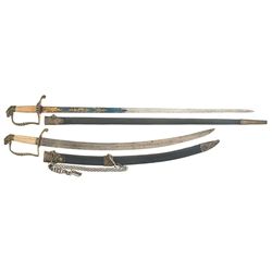 Two U.S. Eagle Head Swords