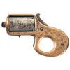 Image 1 : James Reid .22 Caliber Engraved "My Friend" Knuckle Duster Revolver
