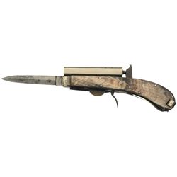 James Rodgers Percussion Knife Pistol