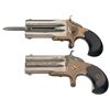 Image 1 : Collector's Lot of Two Frank Wesson Superposed Pistols -A) Very Early Frank Wesson Large Frame Super