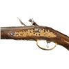 Image 10 : Highly Decorative Pair of Unmarked Engraved Gold Inlaid European Holster Flintlock Pistols with Reli