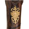 Image 11 : Highly Decorative Pair of Unmarked Engraved Gold Inlaid European Holster Flintlock Pistols with Reli