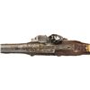 Image 15 : Highly Decorative Pair of Unmarked Engraved Gold Inlaid European Holster Flintlock Pistols with Reli