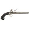Image 1 : W. Turvey Flintlock Queen Anne Pistol with Silver Furniture