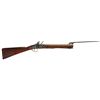 Image 1 : Mortimer London Brass Barrel Flintlock Coach Gun with Snap Bayonet