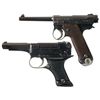 Image 1 : Collector's Lot of Two Japanese Military Semi-Automatic Pistols -A) Nagoya Arsenal Type 14 Small Tri