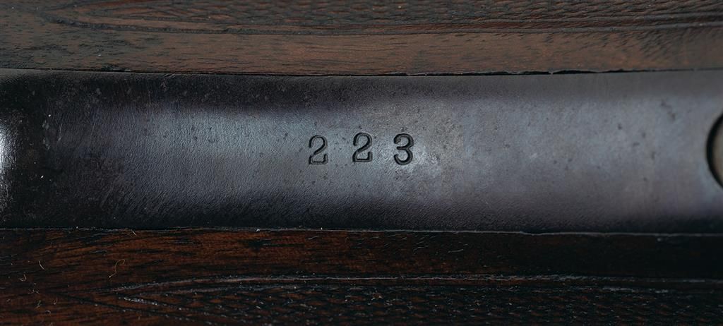 Rare Early Production Blake Repeating Bolt Action Rifle with Bayonet