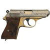 Image 3 : Engraved Gold Plated Himmler Marked Walther Model PPK Semi-Automatic Pistol
