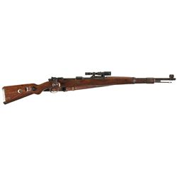 Mauser "ar/42" Code Model 98 Bolt Action Sniper Rifle with ZF-41 Scope