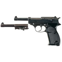 Documented Commercial Walther Model HP P.38 Pistol with Extra .30 Luger Barrel and Accessories