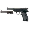 Image 1 : Documented Commercial Walther Model HP P.38 Pistol with Extra .30 Luger Barrel and Accessories